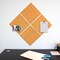 Flipside Products 12" x 12" Cork Squares, Wall Tiles, Square Pinning Cork Board, Bulletin Board Mini Wall Board - 16 Pack